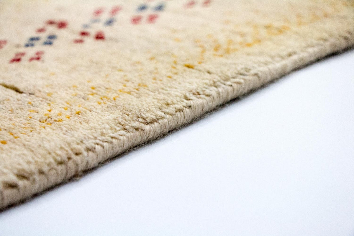 Alfombra Gabbeh - Loribaft Persa - 400 x 300 cm - beige