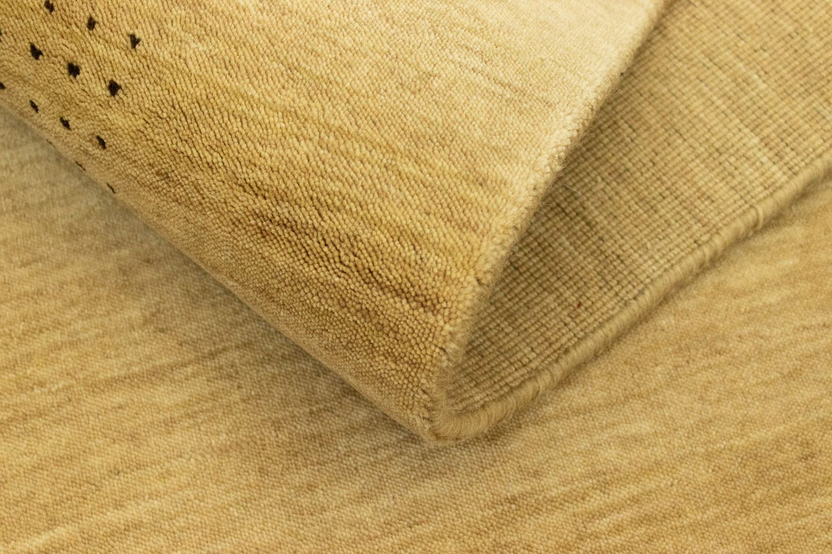 Alfombra de pasillo Alfombra Gabbeh - Indus - 200 x 80 cm - beige