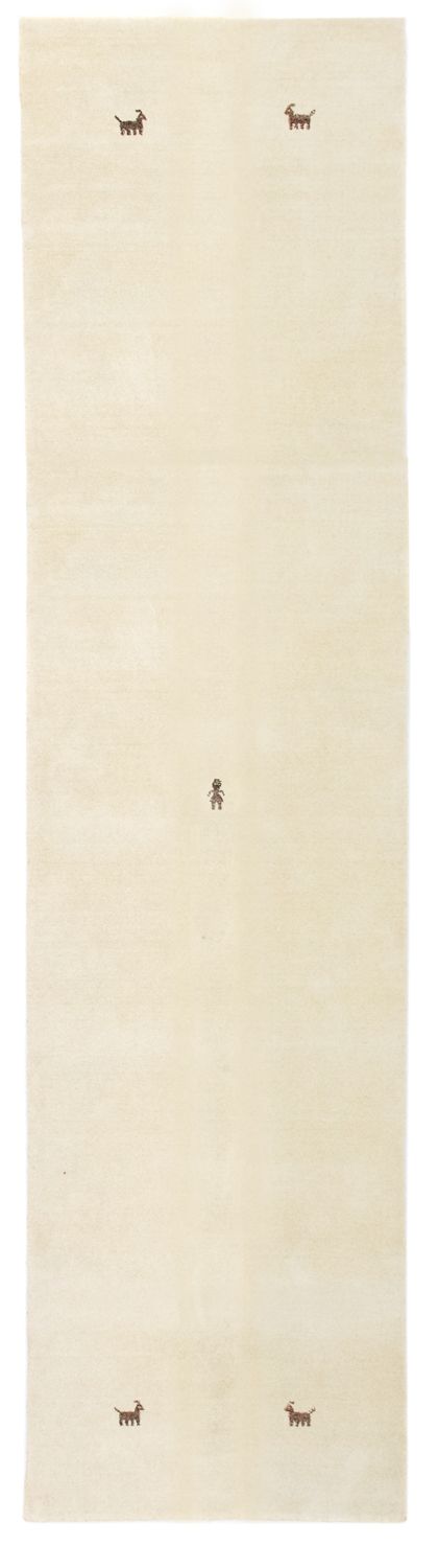 Alfombra de pasillo Alfombra Gabbeh - Softy - 200 x 80 cm - beige