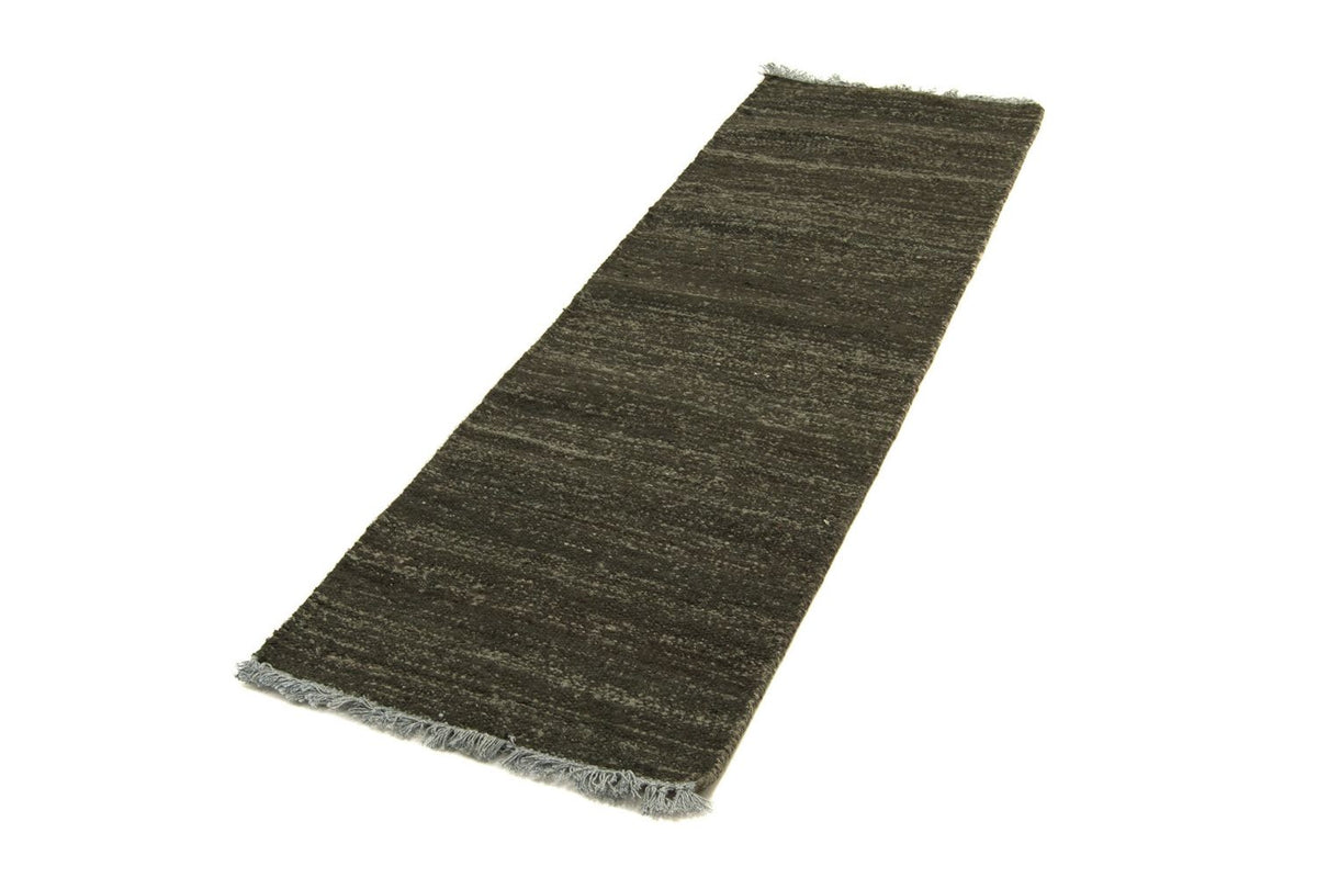 Alfombra de pasillo Alfombra Kelim - Tendencia - 200 x 70 cm - negro