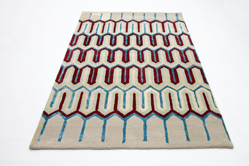 Alfombra de diseño - 241 x 156 cm - beige