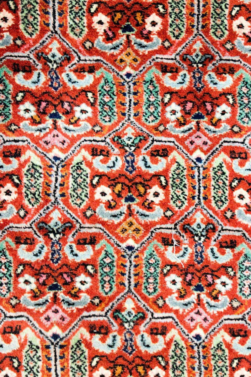 Alfombra de pasillo Alfombra oriental - 263 x 76 cm - rojo