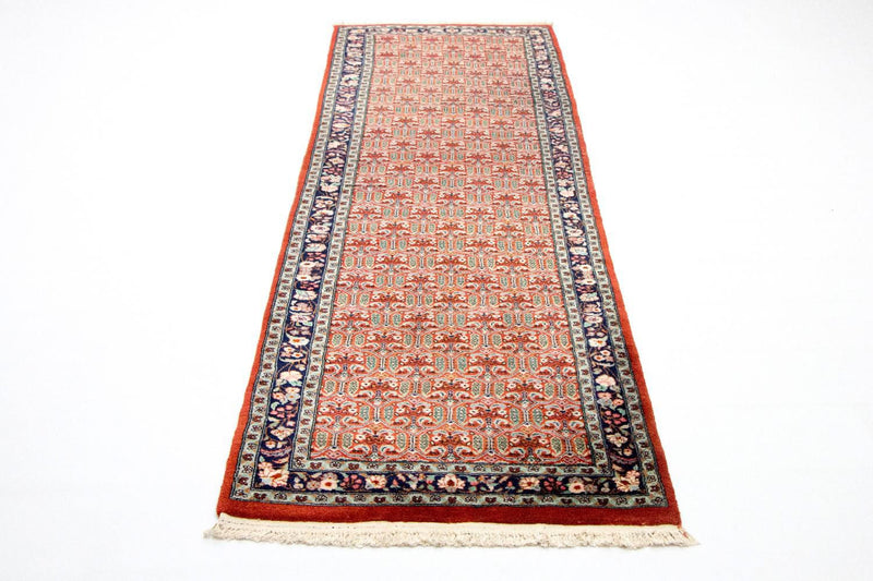 Alfombra de pasillo Alfombra oriental - 263 x 76 cm - rojo