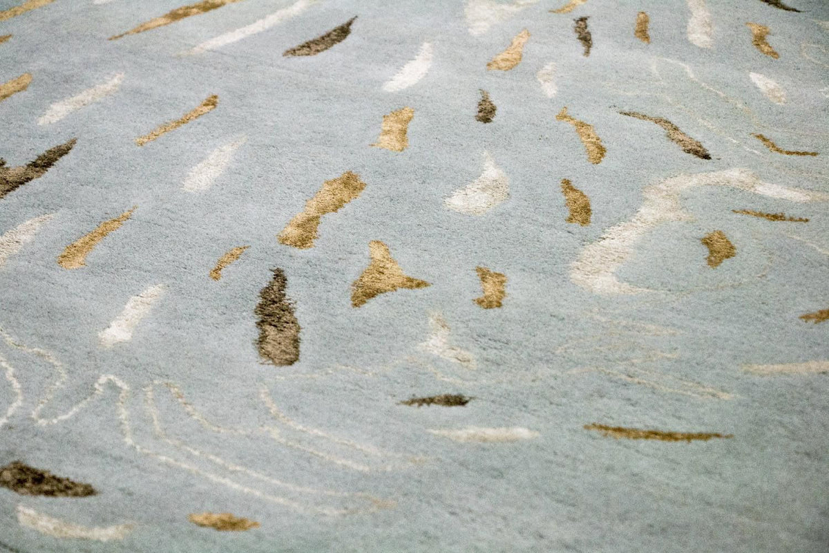 Alfombra de diseño - 242 x 153 cm - gris