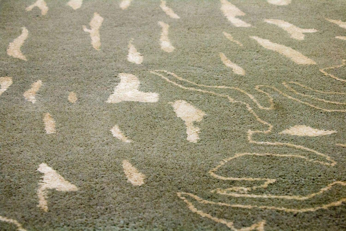 Alfombra de diseño - 242 x 152 cm - gris