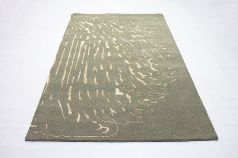 Alfombra de diseño - 242 x 152 cm - gris