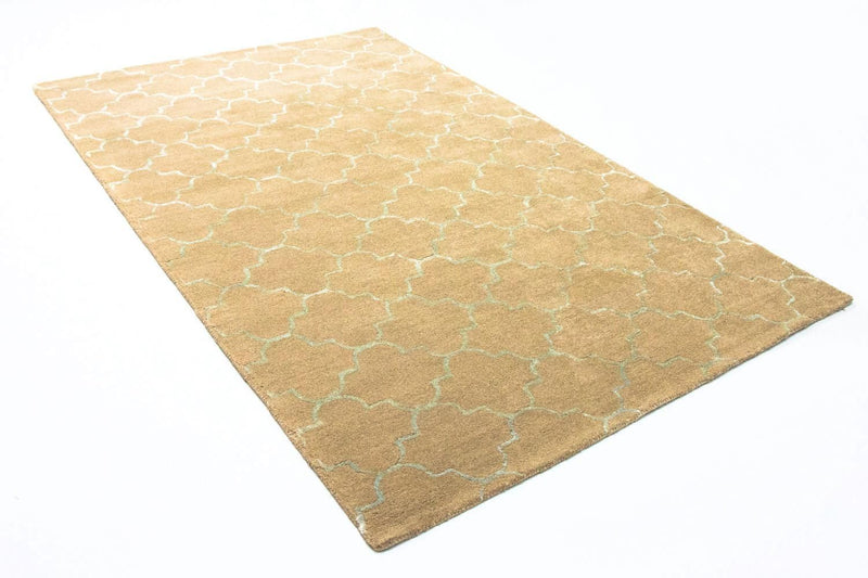 Alfombra de lana - 244 x 155 cm - beige