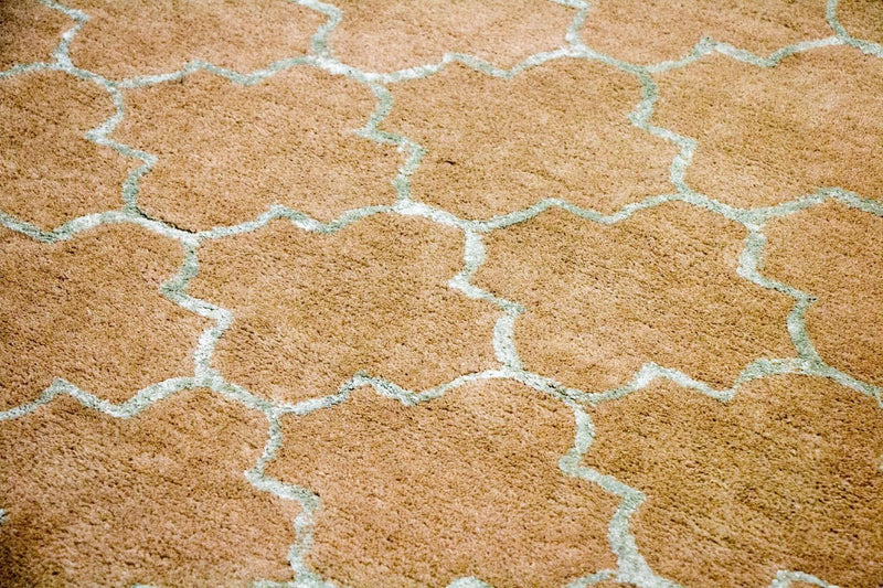 Alfombra de lana - 244 x 155 cm - beige