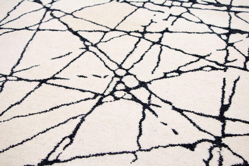 Alfombra de diseño - 181 x 121 cm - beige