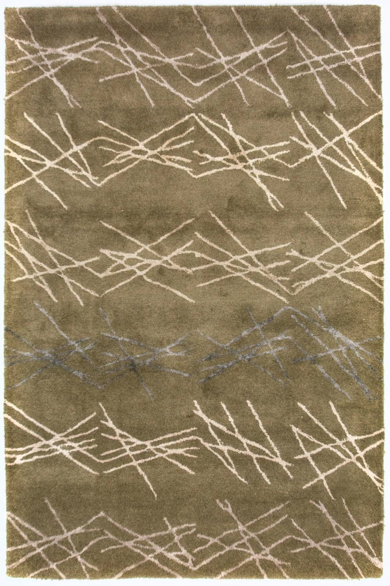 Alfombra de diseño - 182 x 122 cm - verde