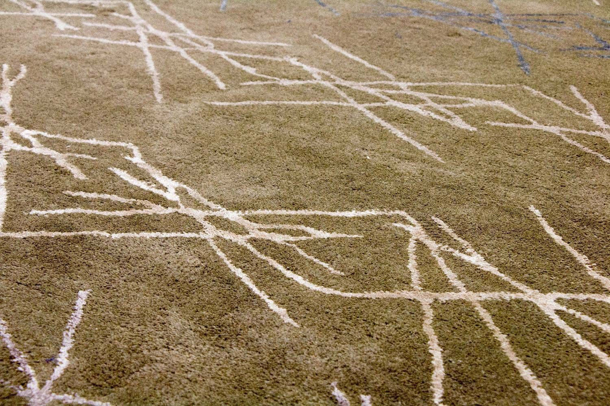 Alfombra de diseño - 182 x 122 cm - verde