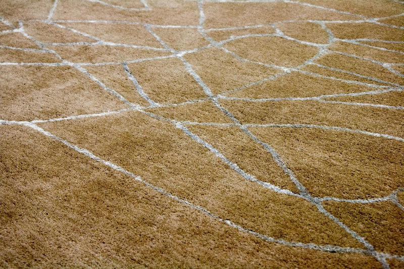 Alfombra de diseño - 243 x 150 cm - marrón