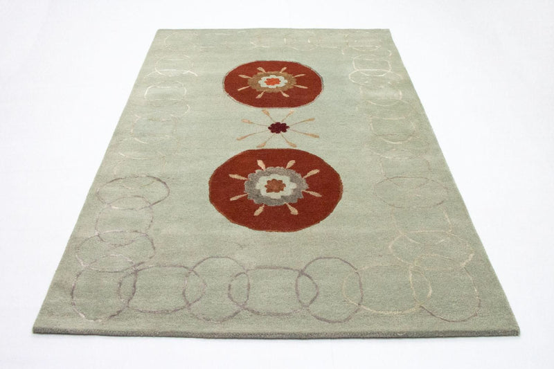 Alfombra de diseño - 239 x 150 cm - plata