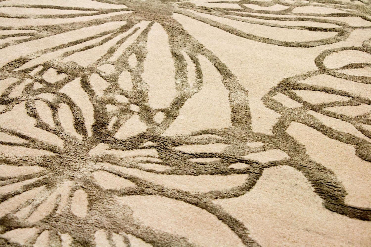 Alfombra de diseño - 193 x 134 cm - beige