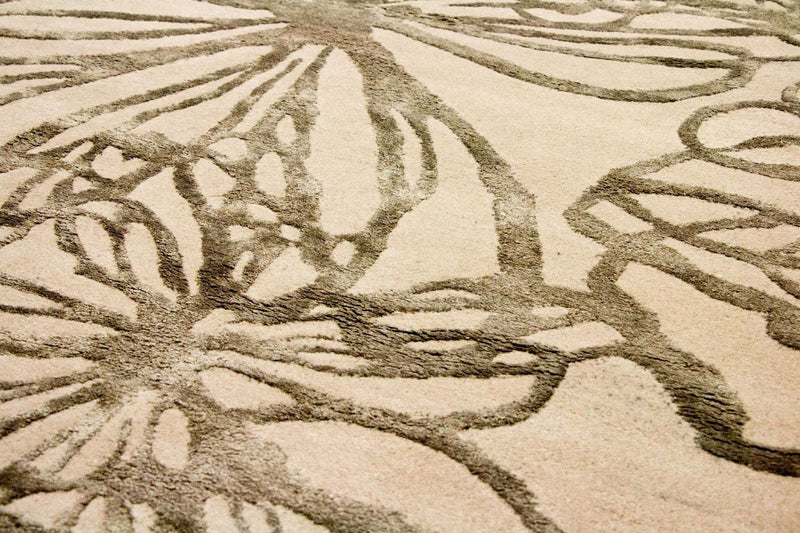 Alfombra de diseño - 193 x 134 cm - beige