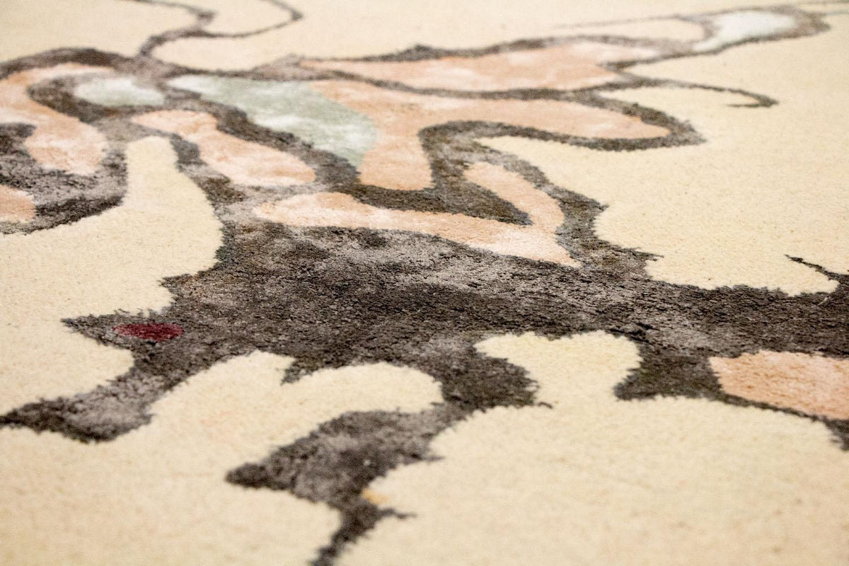 Alfombra de diseño - 240 x 149 cm - beige