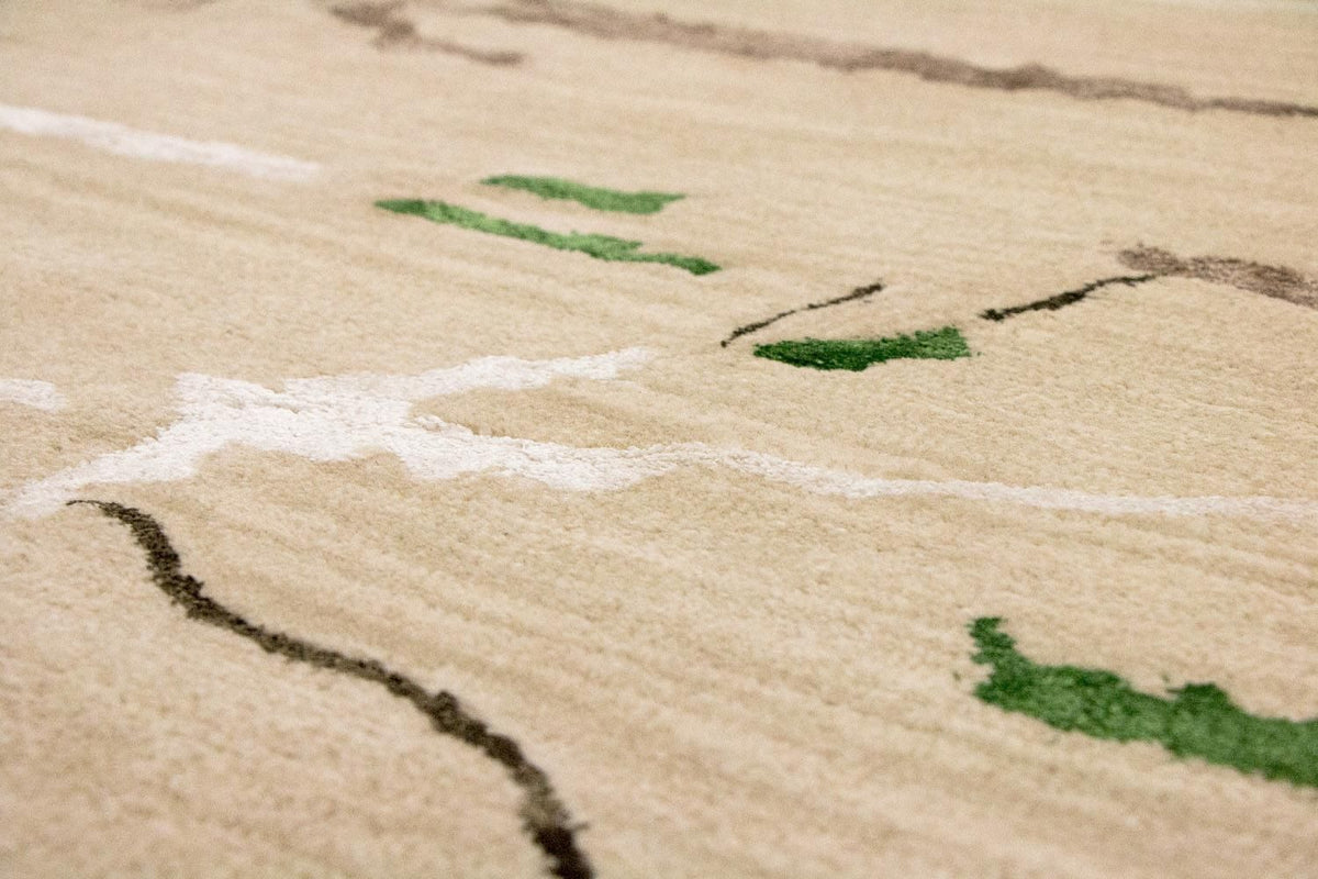 Alfombra de diseño - 241 x 152 cm - multicolor