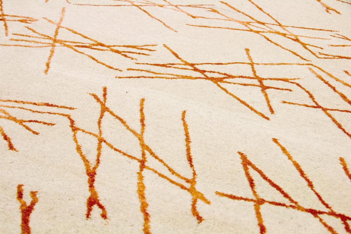 Alfombra de diseño - 199 x 137 cm - beige