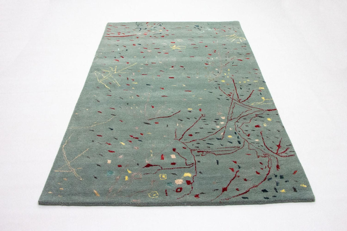 Alfombra de diseño - 243 x 156 cm - azul claro