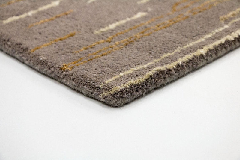 Alfombra de diseño - 242 x 151 cm - marrón