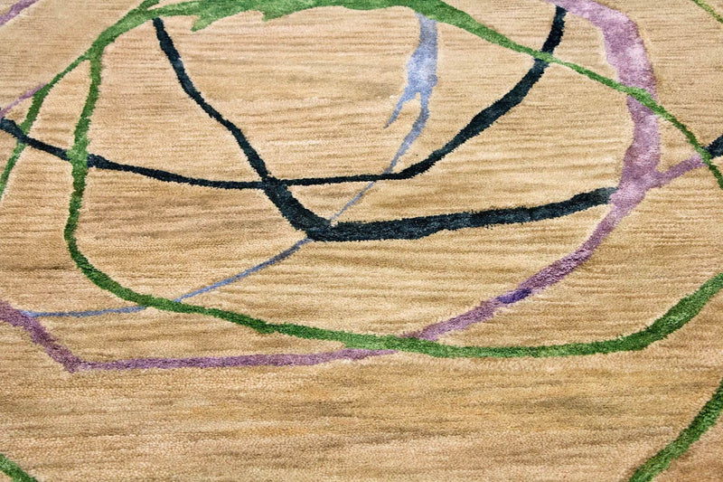 Alfombra de diseño - 243 x 152 cm - multicolor