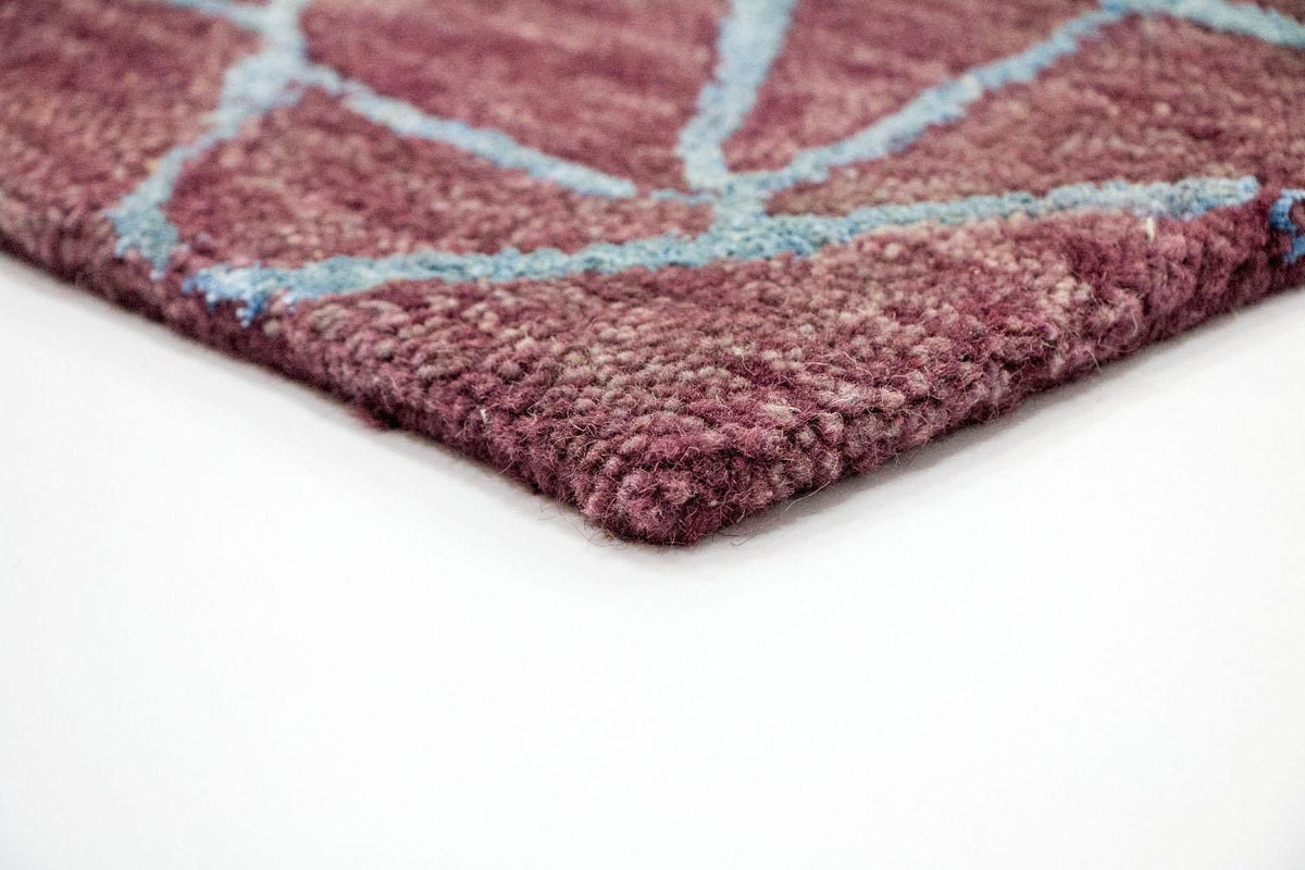 Alfombra de diseño - 245 x 153 cm - marrón