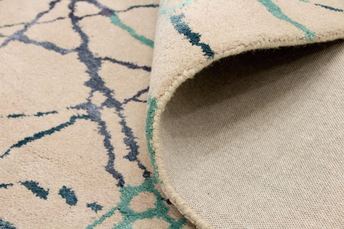 Alfombra de diseño - 197 x 136 cm - beige