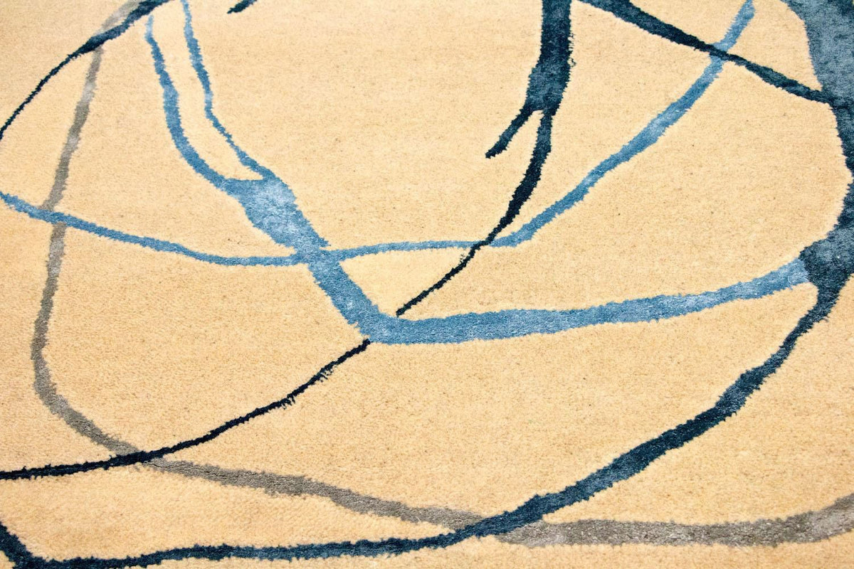 Alfombra de diseño - 241 x 154 cm - beige
