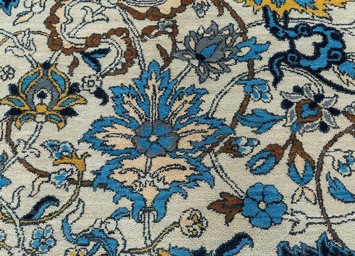 Alfombra de lana - 300 x 240 cm - azul