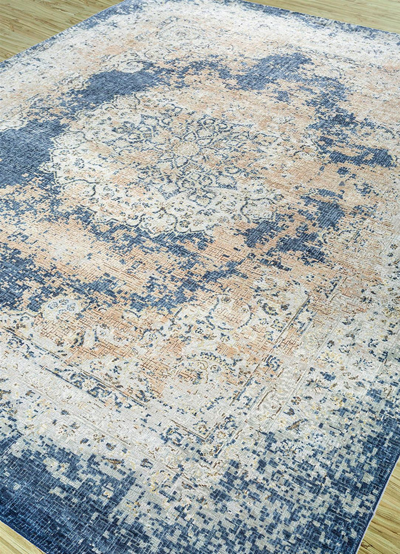 Alfombra de lana - 300 x 240 cm - azul cielo