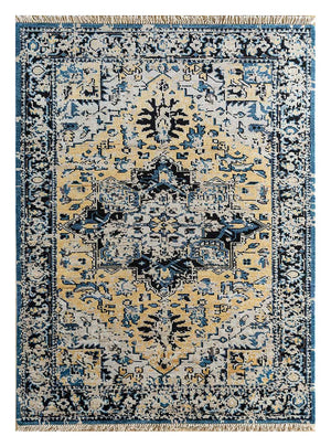 Alfombra de lana - 300 x 200 cm - turquesa