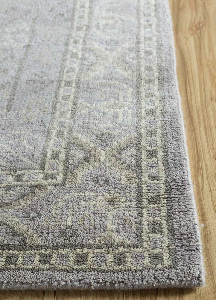Alfombra de lana - 360 x 270 cm - gris