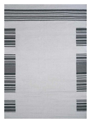 Alfombra de lana - 240 x 150 cm - gris claro