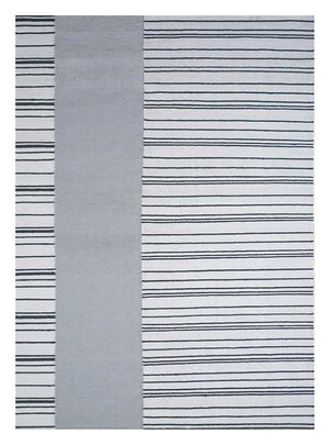 Alfombra de lana - 240 x 150 cm - gris claro