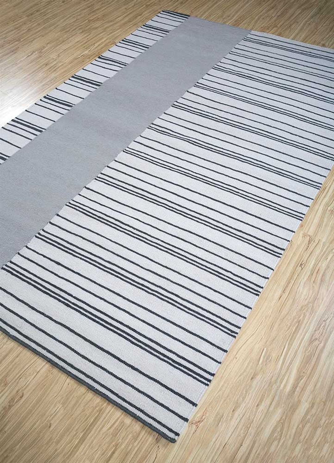 Alfombra de lana - 240 x 150 cm - gris claro