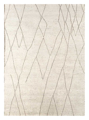 Alfombra de lana - 300 x 240 cm - blanco natural