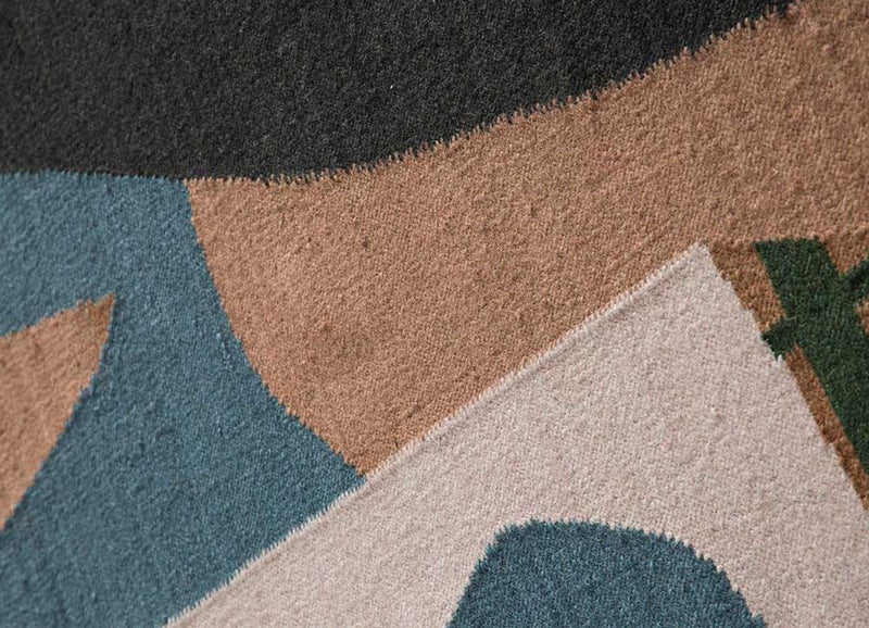 Alfombra de lana - 270 x 180 cm - multicolor