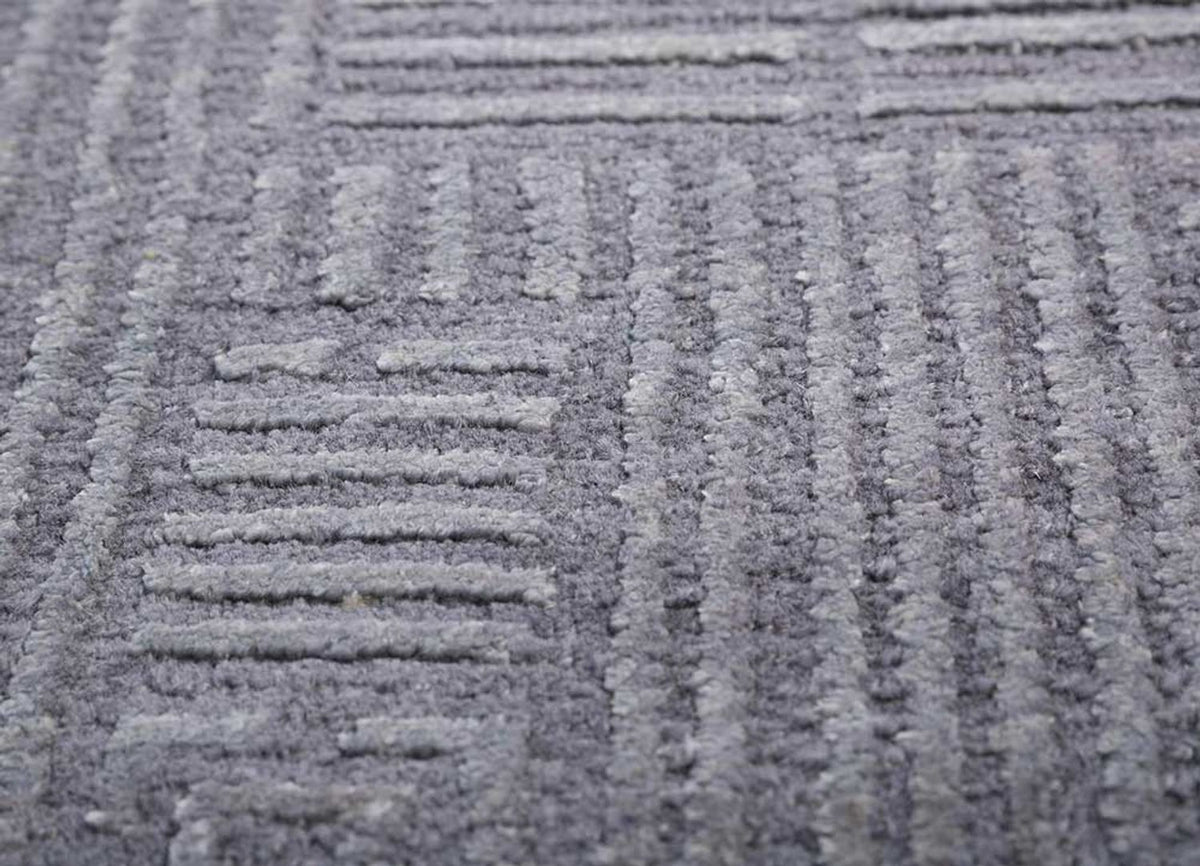 Alfombra de lana - 300 x 240 cm - gris