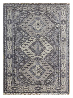 Alfombra de lana - 300 x 200 cm - gris claro