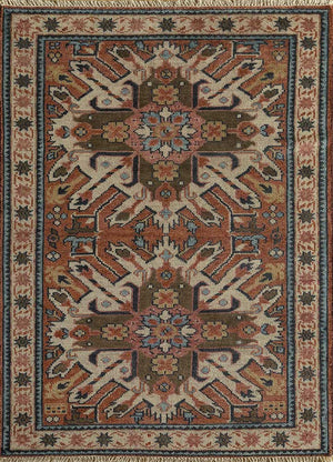 Alfombra de lana - 300 x 200 cm - naranja