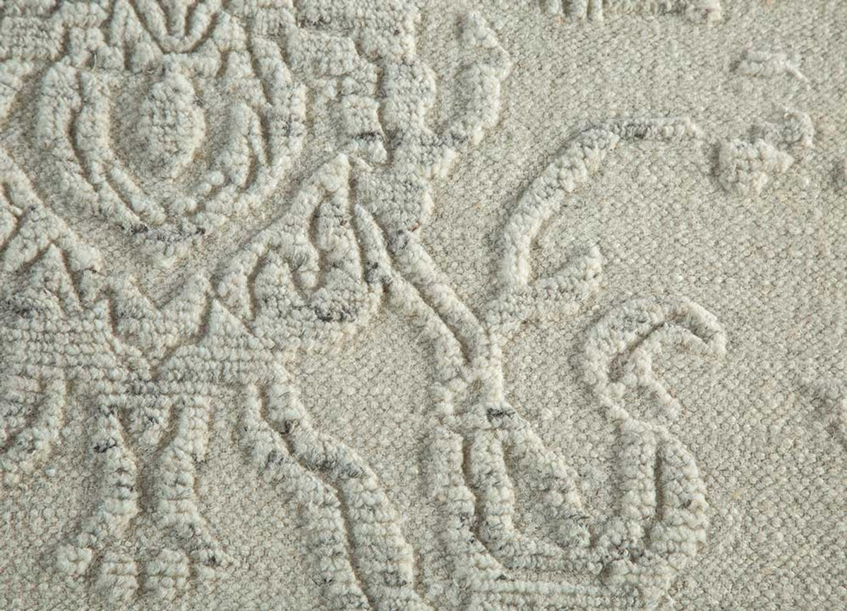 Alfombra de lana - 300 x 200 cm - crema