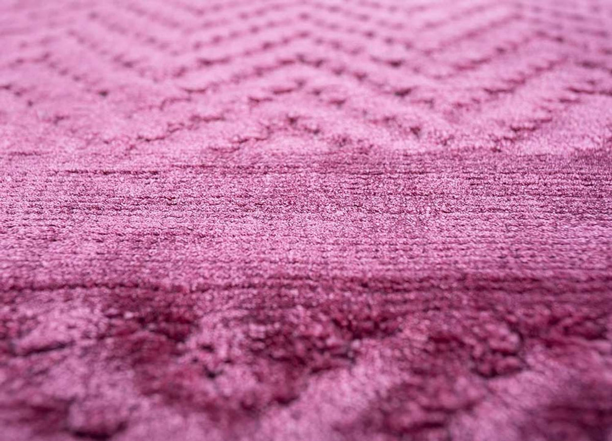 Alfombra de viscosa - 240 x 150 cm - púrpura