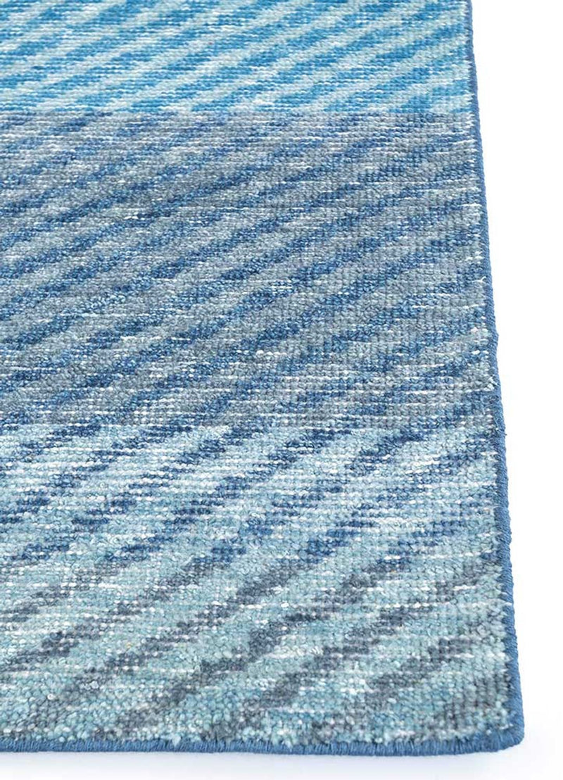 Alfombra de lana - 240 x 150 cm - azul