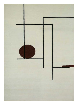 Alfombra de lana - 270 x 180 cm - gris claro