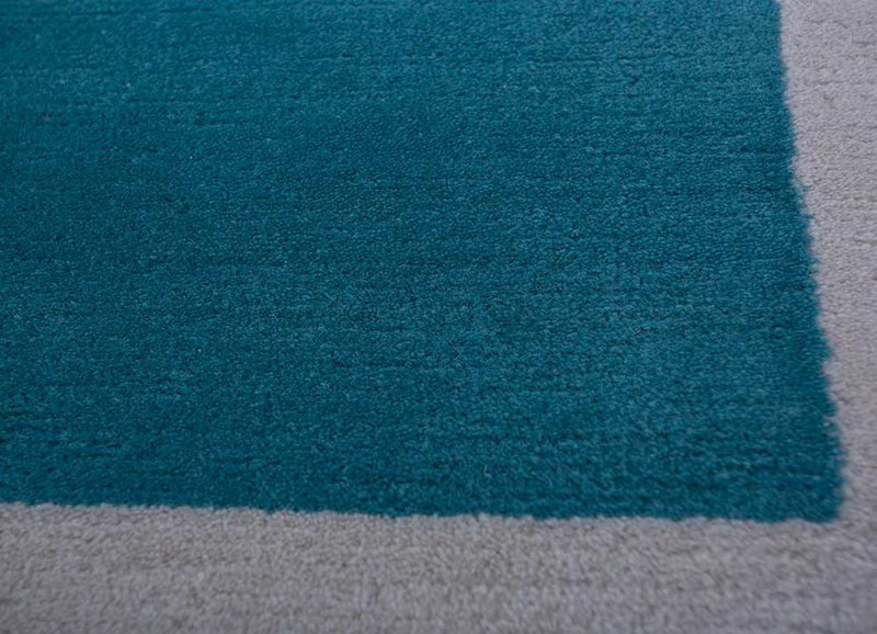 Alfombra de lana - 300 x 240 cm - gris oscuro