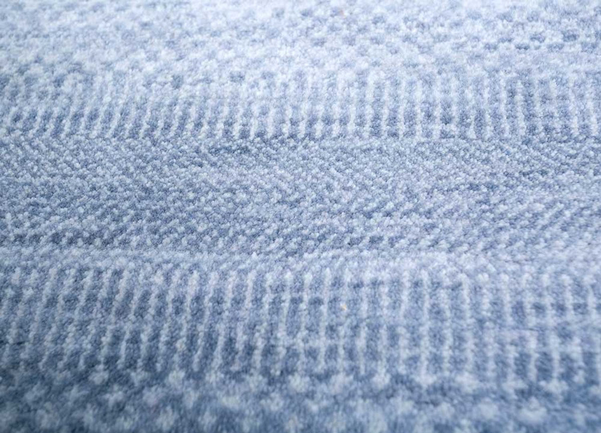 Alfombra de lana - 360 x 270 cm - azul