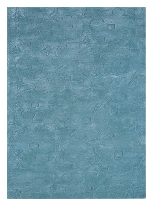 Alfombra de lana - 270 x 180 cm - turquesa