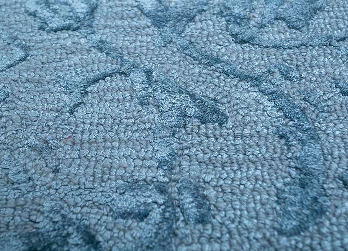 Alfombra de lana - 270 x 180 cm - azul