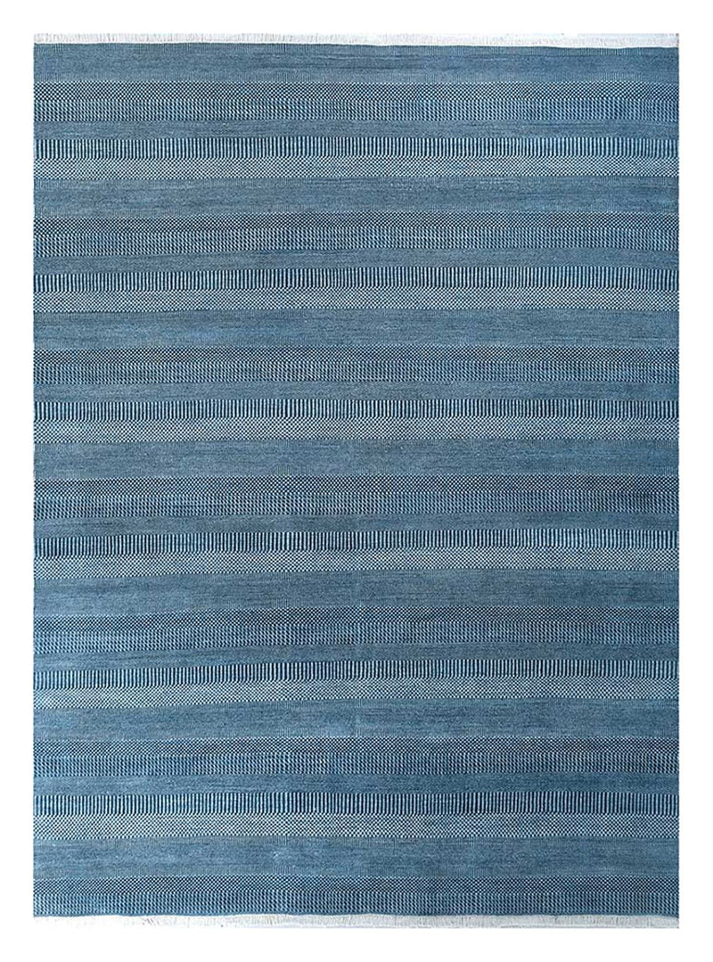 Alfombra de lana - 360 x 270 cm - azul oscuro