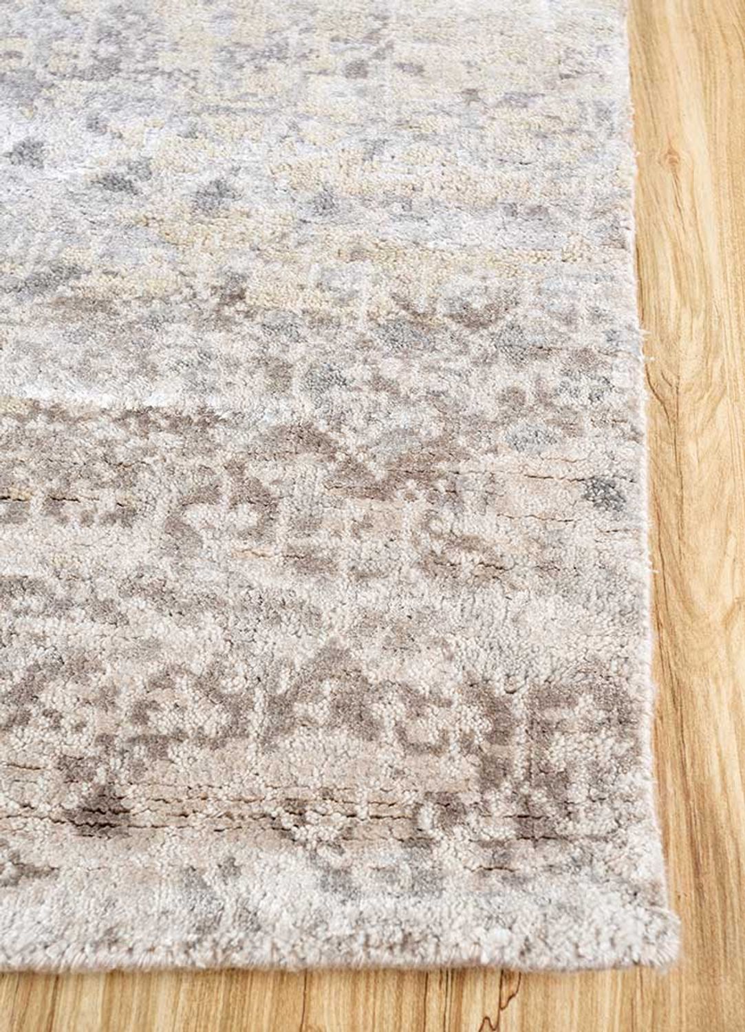 Alfombra de lana - 300 x 240 cm - gris